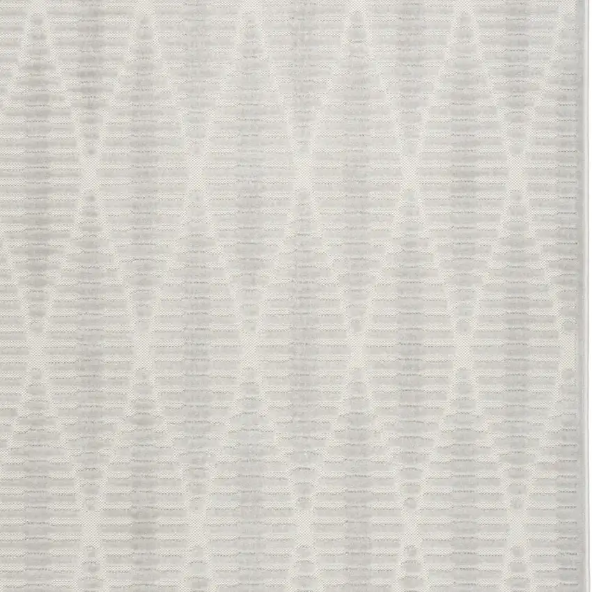Gray Geometric Area Rug Photo 7