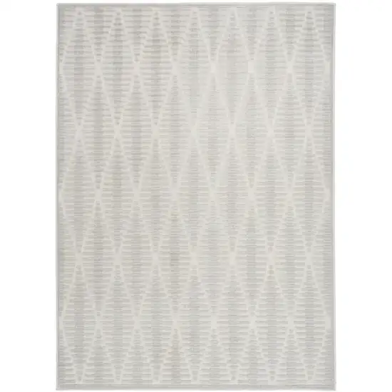 Gray Geometric Area Rug Photo 1