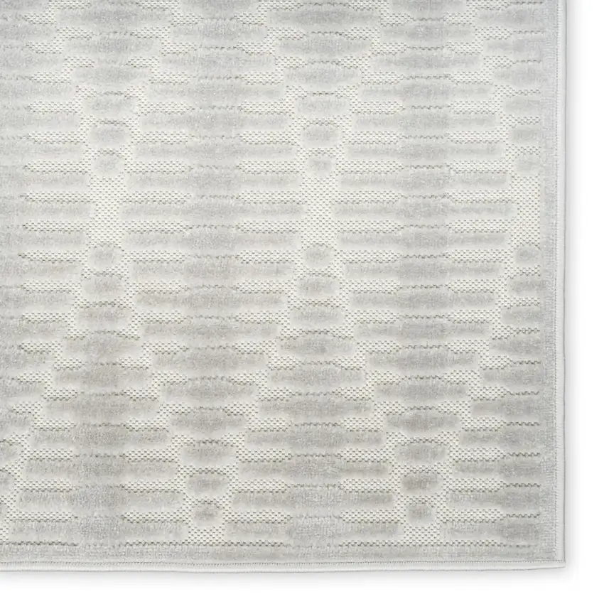 Gray Geometric Area Rug Photo 8