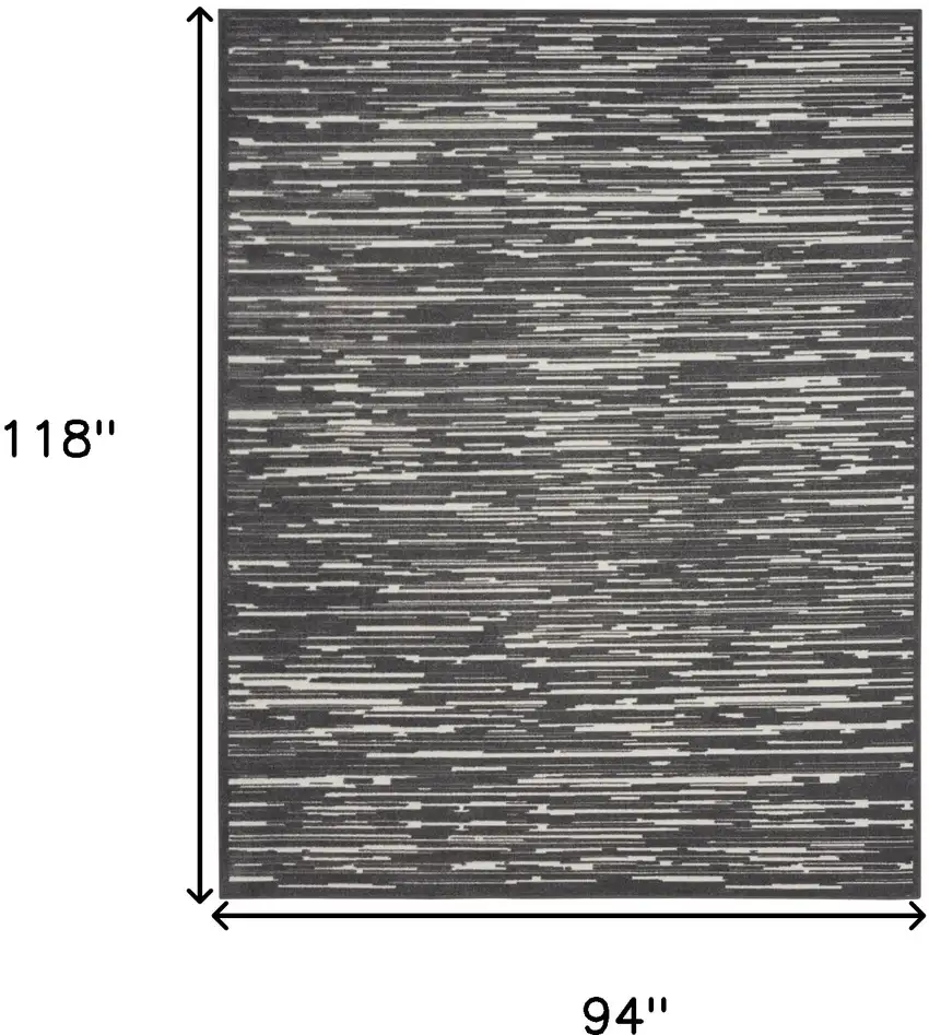 Gray Geometric Area Rug Photo 3