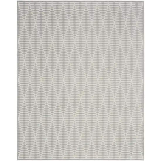 Gray Geometric Area Rug Photo 1