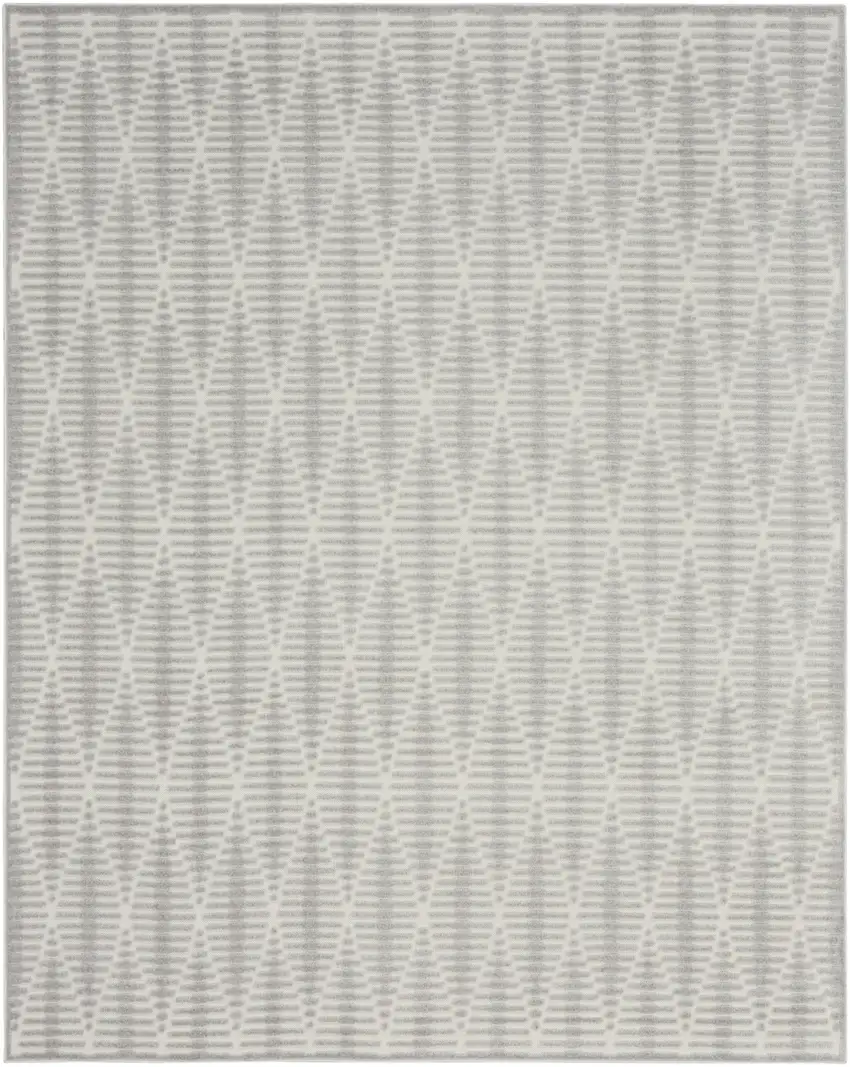 Gray Geometric Area Rug Photo 1