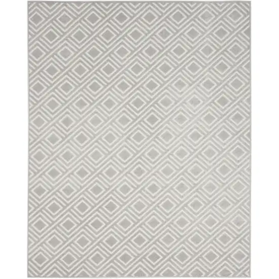 Gray Geometric Area Rug Photo 1