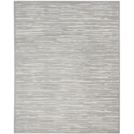 Gray Geometric Area Rug Photo 4
