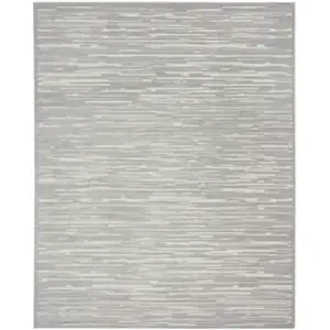 Photo of Gray Geometric Area Rug