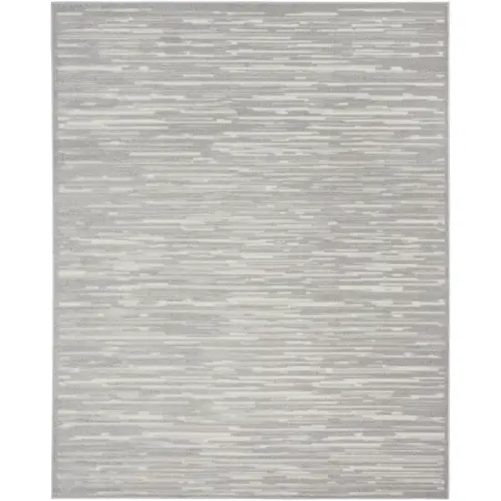 Gray Geometric Area Rug Photo 4