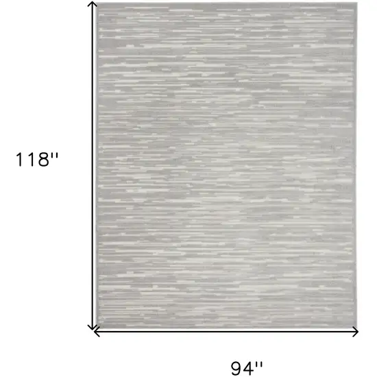 Gray Geometric Area Rug Photo 3
