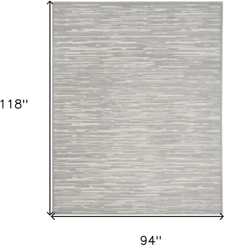 Gray Geometric Area Rug Photo 3