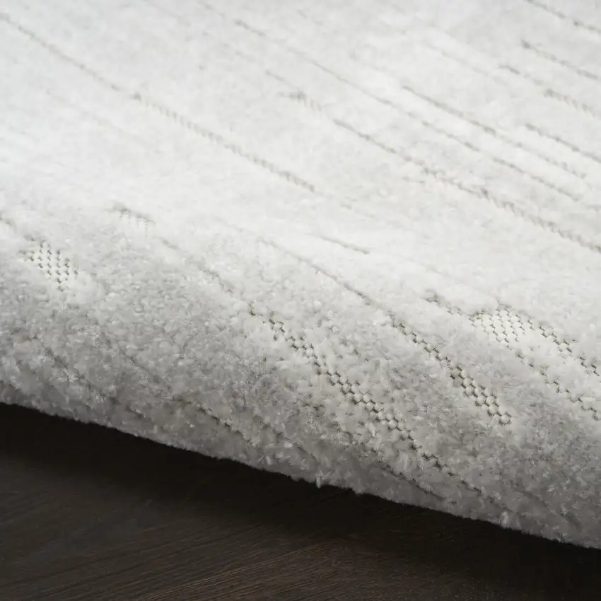 Gray Geometric Area Rug Photo 5