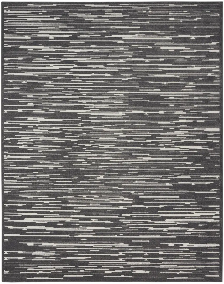 Gray Geometric Area Rug Photo 4