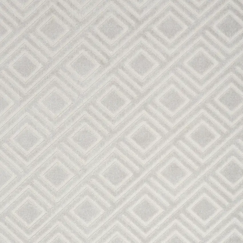 Gray Geometric Area Rug Photo 6