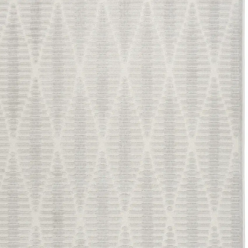 Gray Geometric Area Rug Photo 7