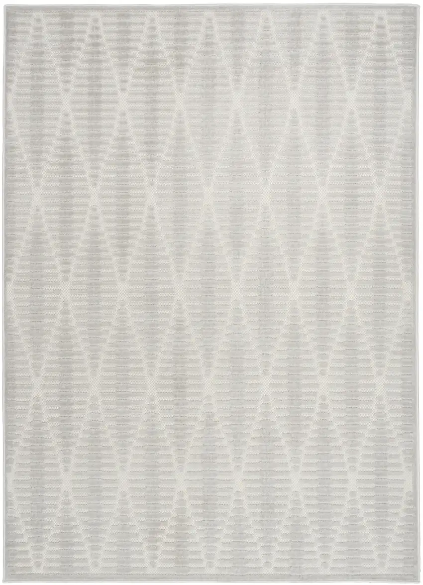 Gray Geometric Area Rug Photo 1