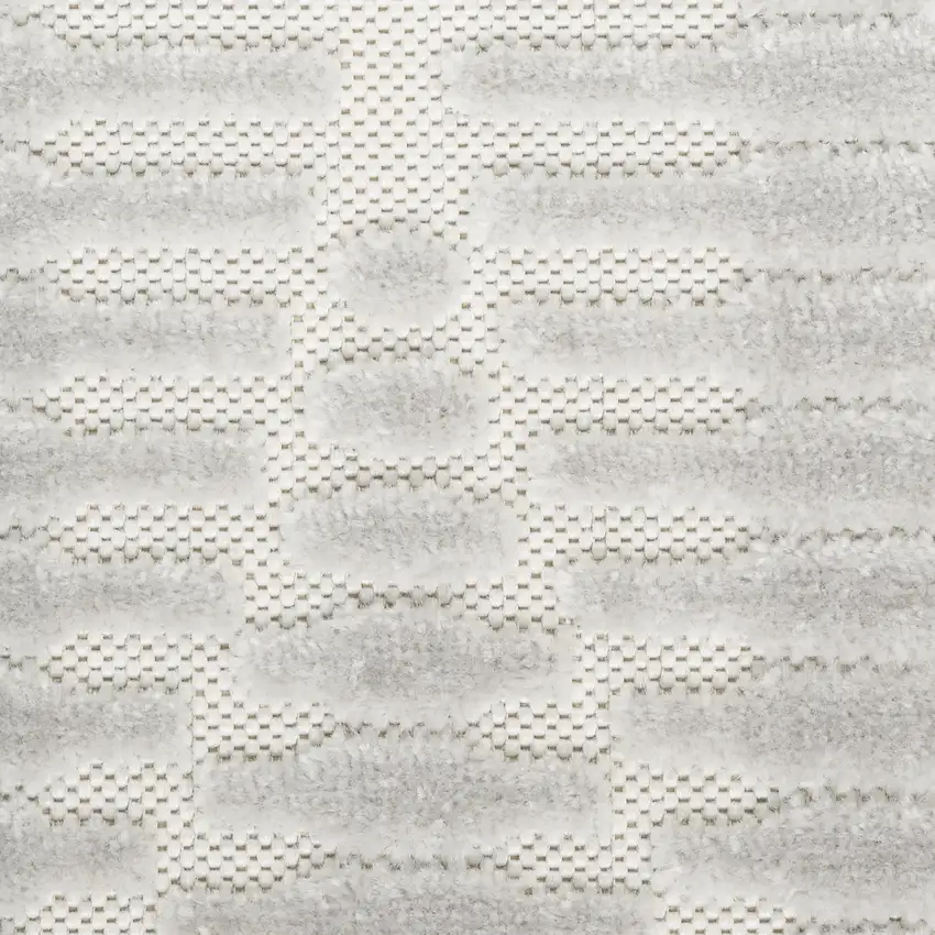 Gray Geometric Area Rug Photo 9