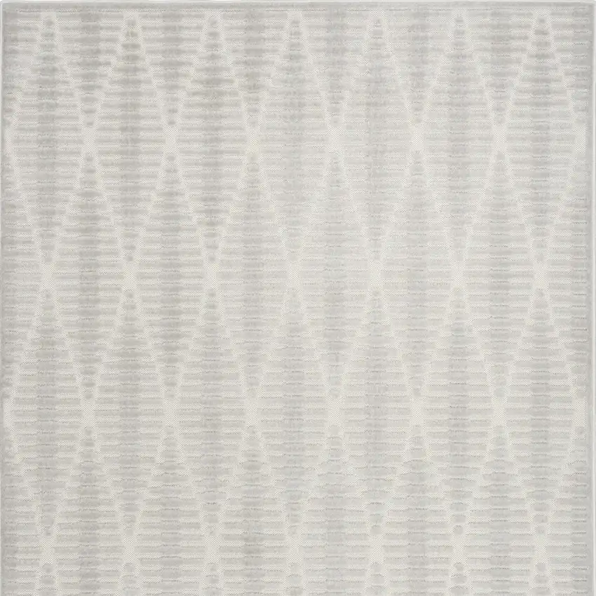 Gray Geometric Area Rug Photo 6