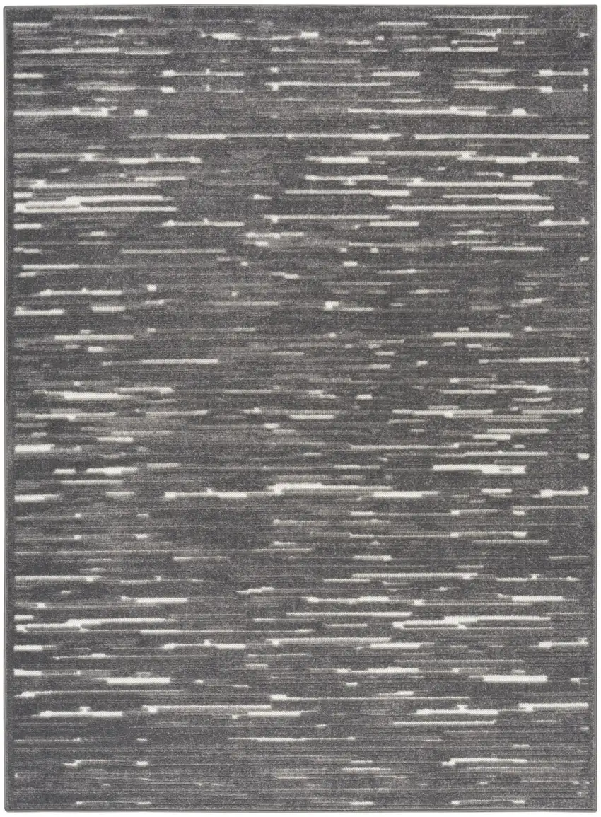 Gray Geometric Area Rug Photo 4