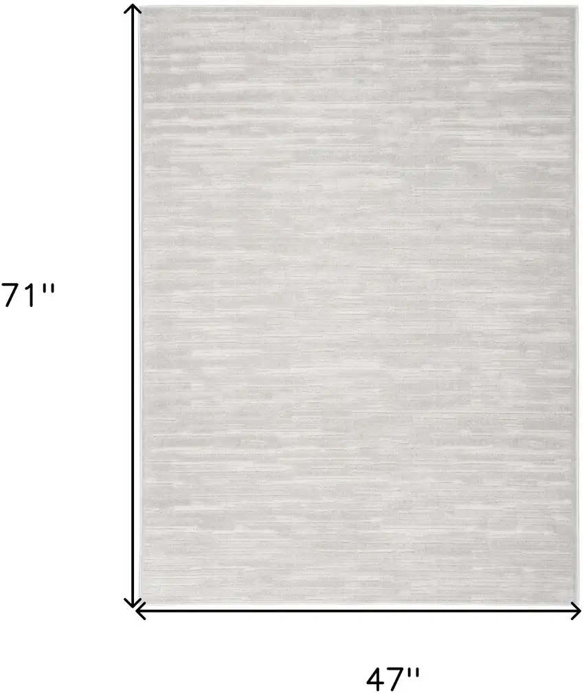 Gray Geometric Area Rug Photo 3