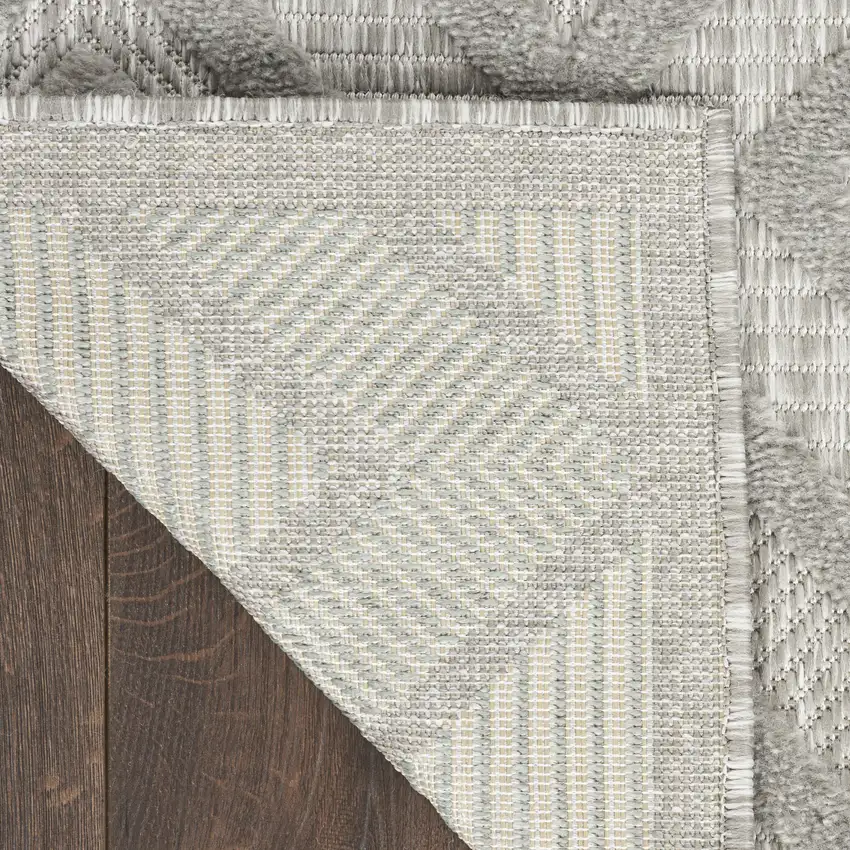 Gray Indoor Outdoor Area Rug Photo 8