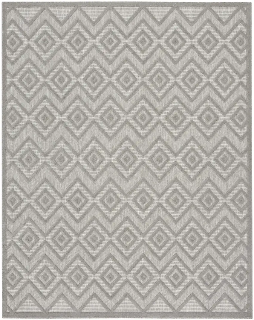 Gray Indoor Outdoor Area Rug Photo 1
