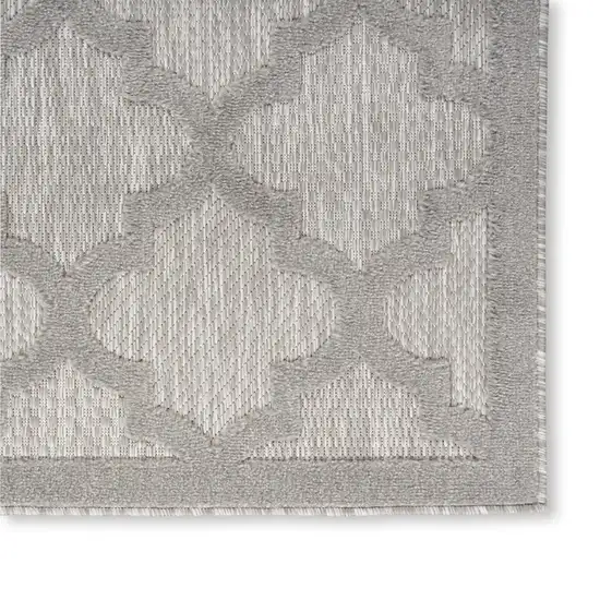Gray Indoor Outdoor Area Rug Photo 4