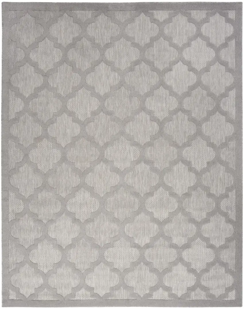 Gray Indoor Outdoor Area Rug Photo 1