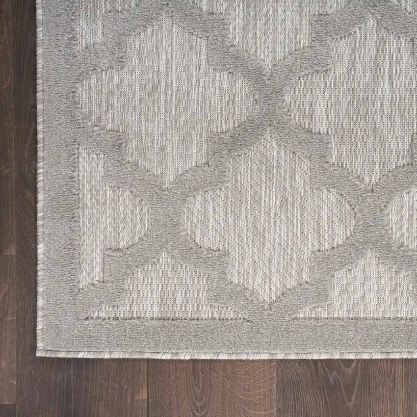 Gray Indoor Outdoor Area Rug Photo 9