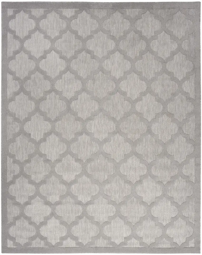 Gray Indoor Outdoor Area Rug Photo 3