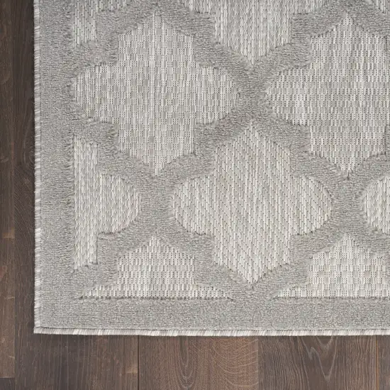 Gray Indoor Outdoor Area Rug Photo 9