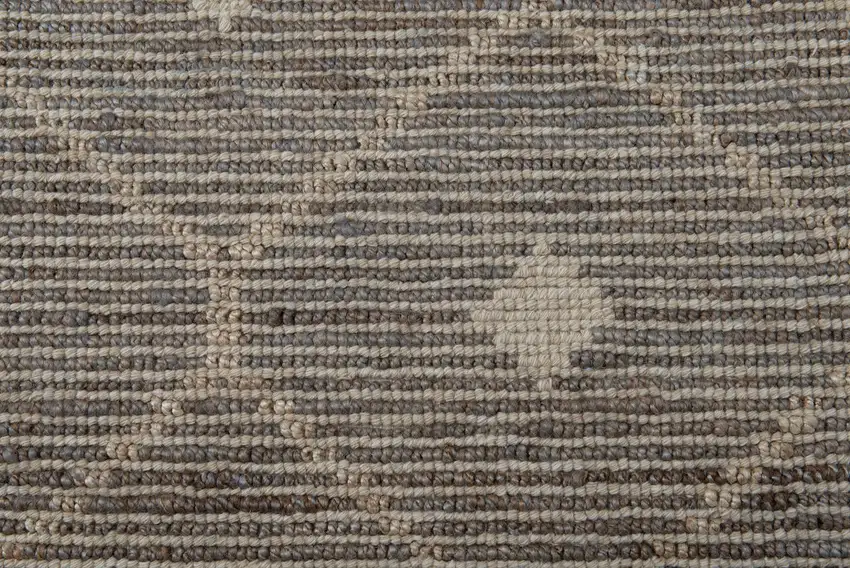 Gray Geometric Hand Woven Area Rug Photo 7