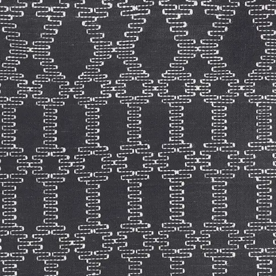 Gray Geometric Hand Woven Area Rug Photo 5