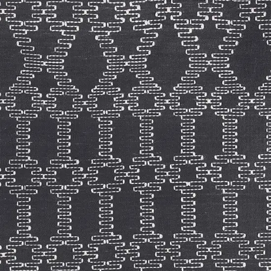 Gray Geometric Hand Woven Area Rug Photo 7