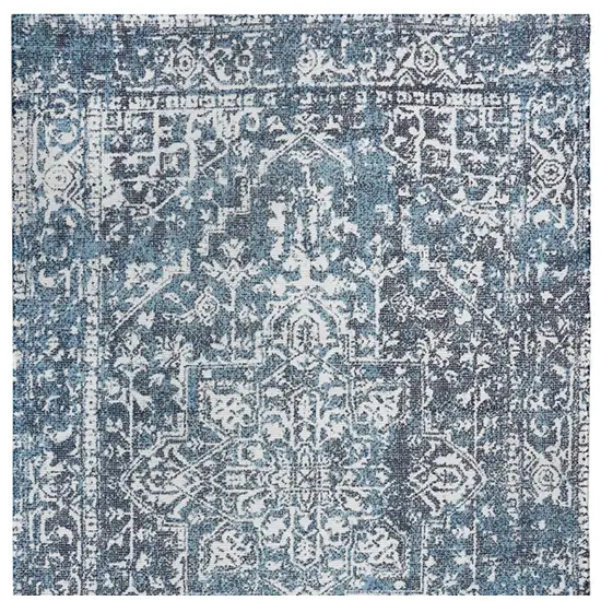 Gray Geometric Hand Woven Area Rug Photo 4