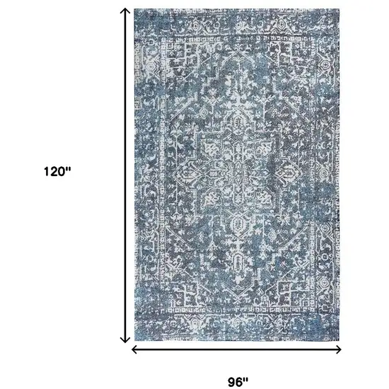 Gray Geometric Hand Woven Area Rug Photo 3