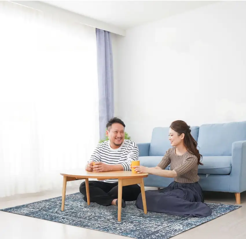 Gray Geometric Handmade Indoor Outdoor Area Rug Photo 6