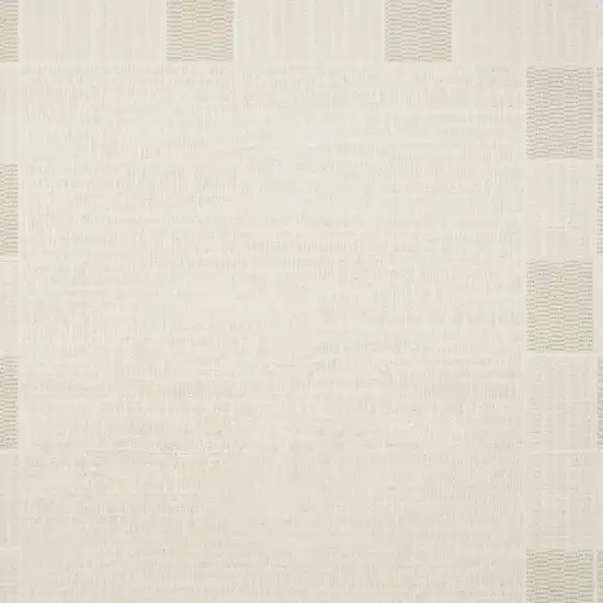 Gray Geometric Power Loom Area Rug Photo 3