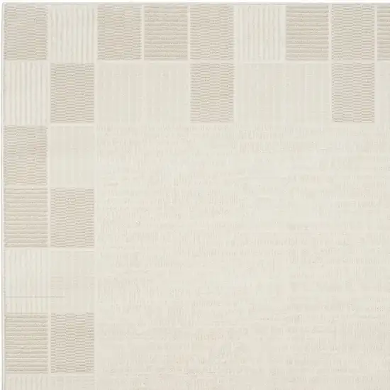 Gray Geometric Power Loom Area Rug Photo 8