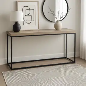 Photo of Gray Geometric Power Loom Area Rug