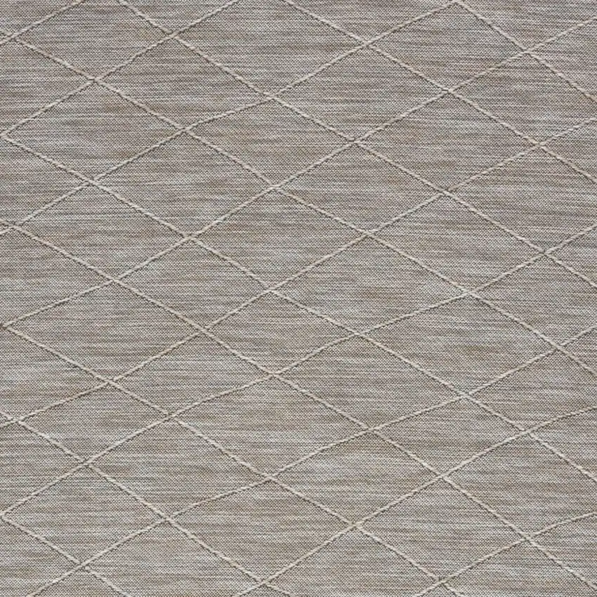 Gray Geometric Power Loom Non Skid Area Rug Photo 3