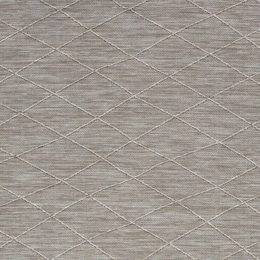 Gray Geometric Power Loom Non Skid Area Rug Photo 8