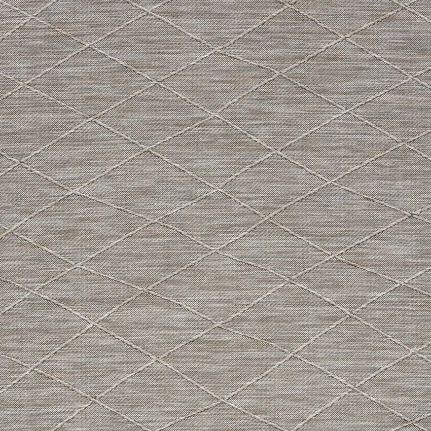 Gray Geometric Power Loom Non Skid Area Rug Photo 5