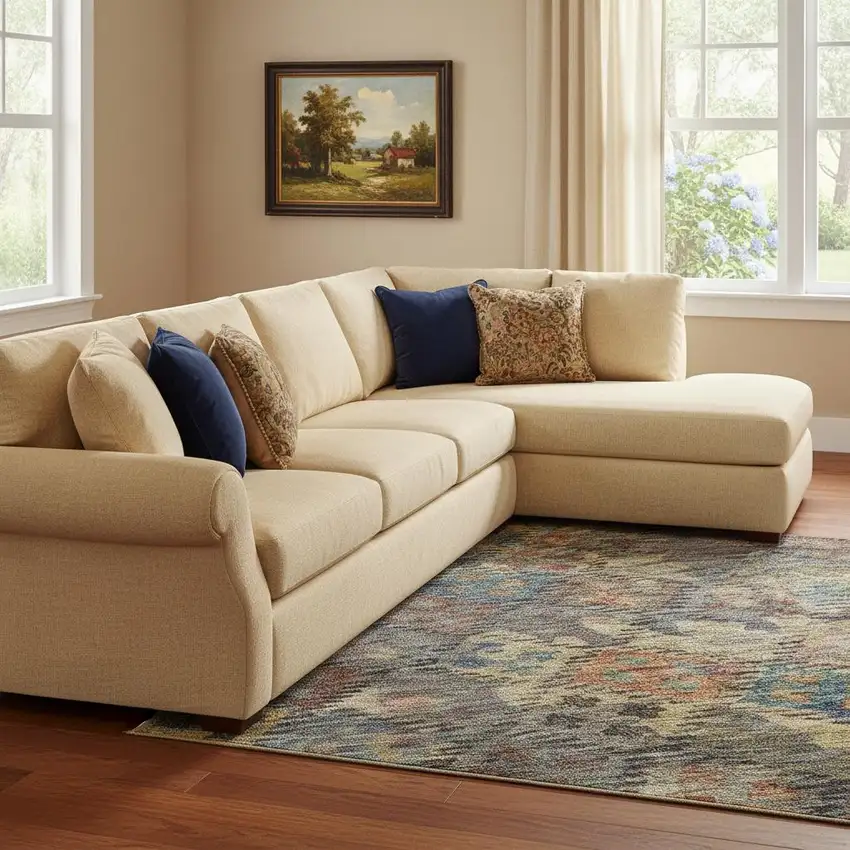 Gray Gold And Coral Abstract Geometric Washable Area Rug With UV Protection Photo 2