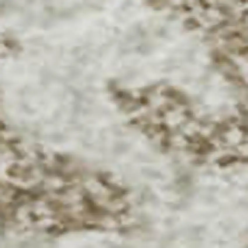 Gray Gold And Ivory Abstract Washable Area Rug With UV Protection Photo 2