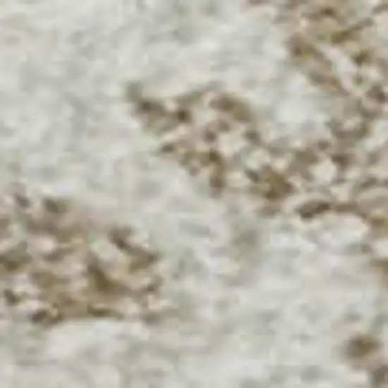 Gray Gold And Ivory Abstract Washable Area Rug With UV Protection Photo 2