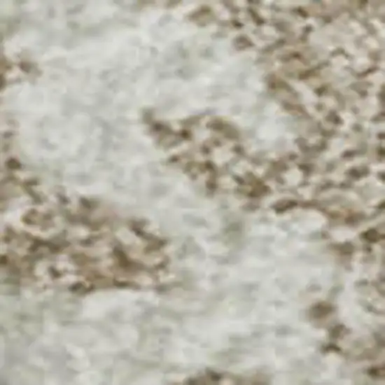 Gray Gold And Ivory Abstract Washable Area Rug With UV Protection Photo 2