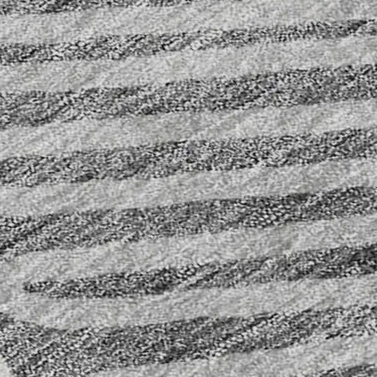 Gray Gold And Ivory Floral Washable Area Rug With UV Protection Photo 8