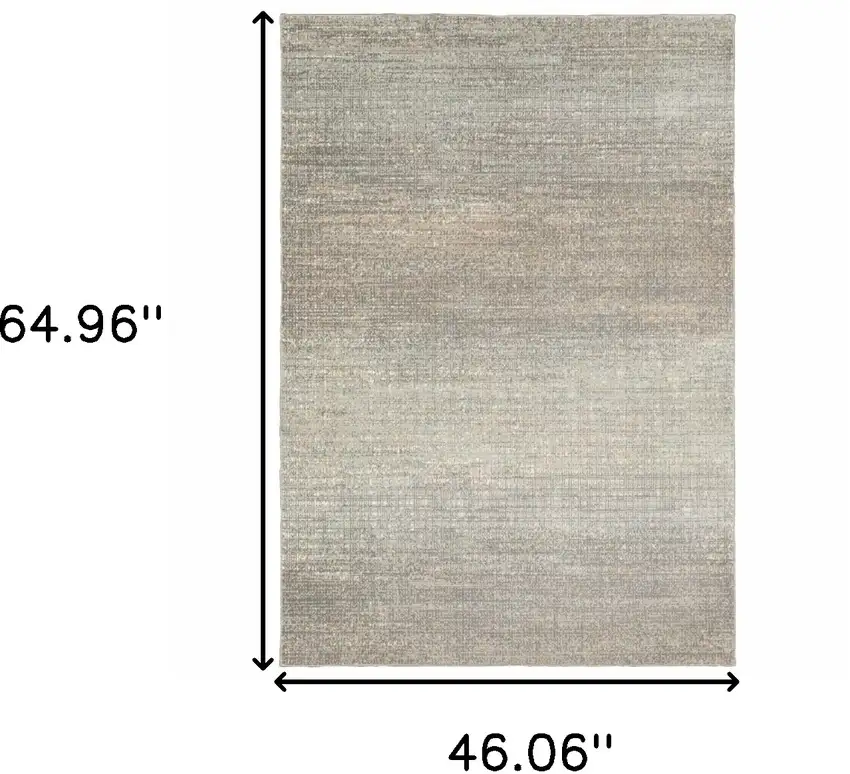 Gray Green Abstract Confetti Indoor Area Rug Photo 6