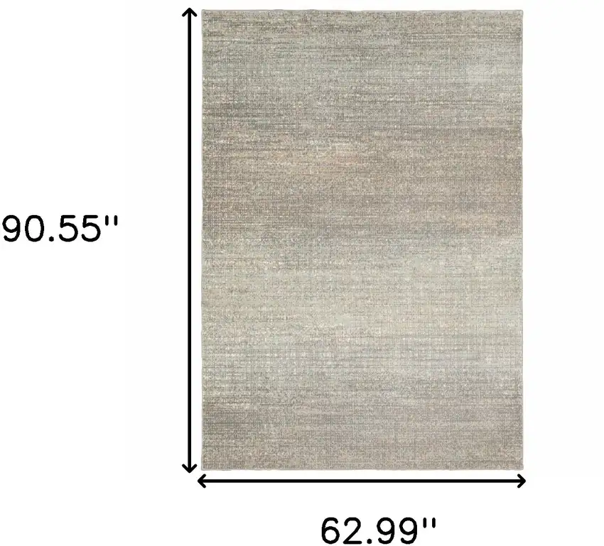 Gray Green Abstract Confetti Indoor Area Rug Photo 6