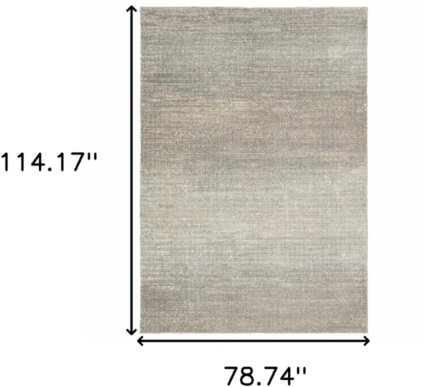 Gray Green Abstract Confetti Indoor Area Rug Photo 6