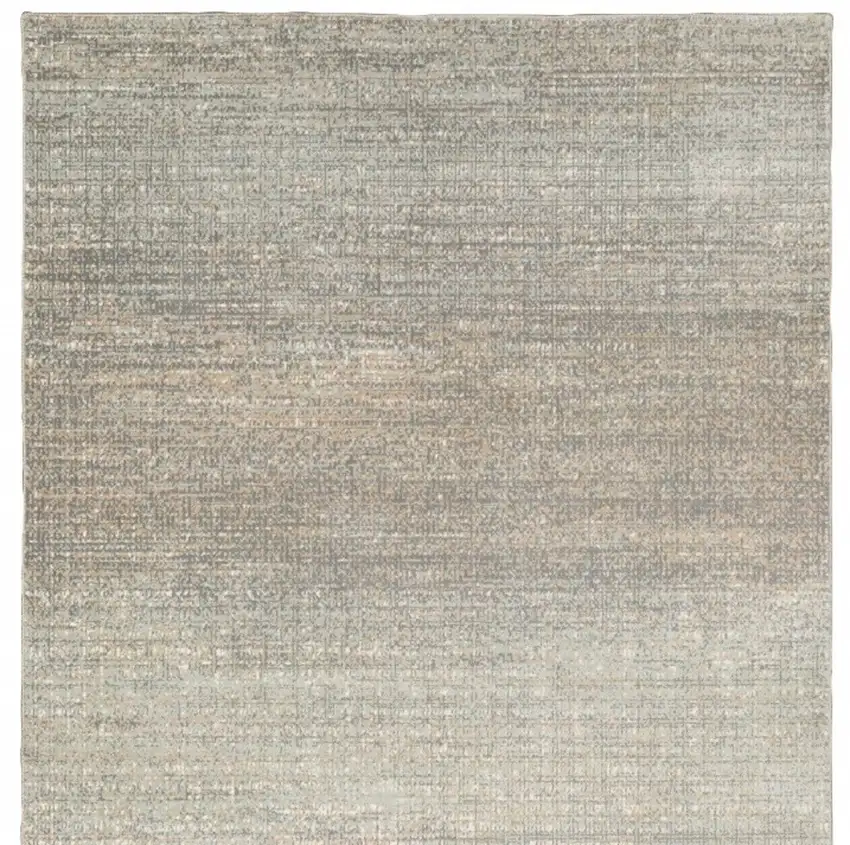 Gray Green Abstract Confetti Indoor Area Rug Photo 5