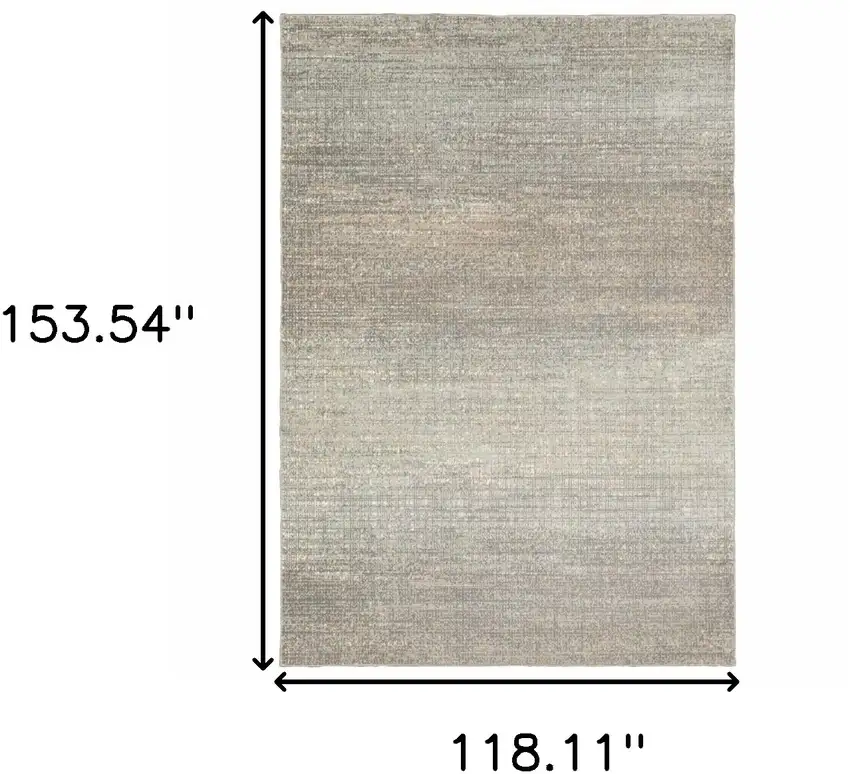 Gray Green Abstract Confetti Indoor Area Rug Photo 6